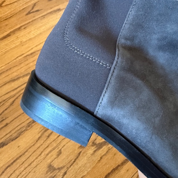 New Stuart Weitzman SW Keelan City Suede Knee Boot | Size 7B | Slate Gray - Picture 6 of 6